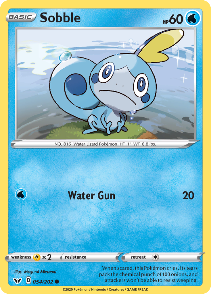 Sobble - Sword & Shield - 054