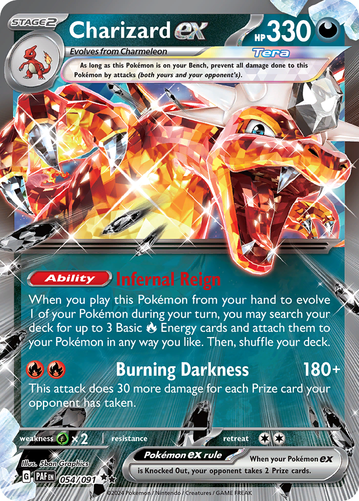 Charizard ex - Paldean Fates - 054