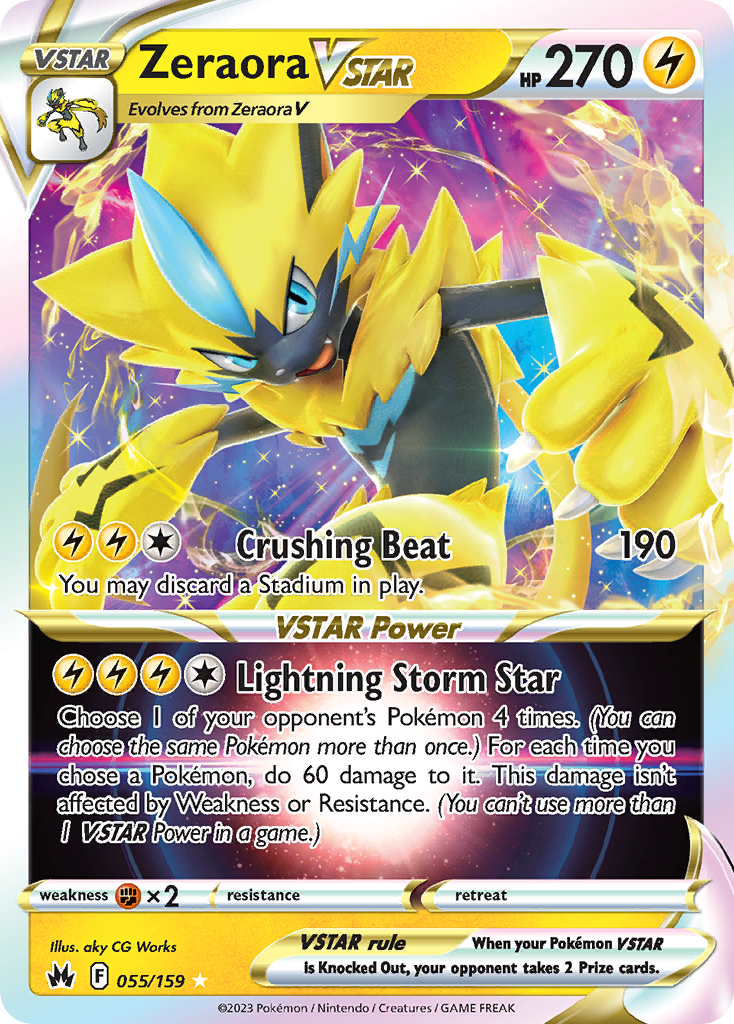 Zeraora VSTAR - Crown Zenith - 055