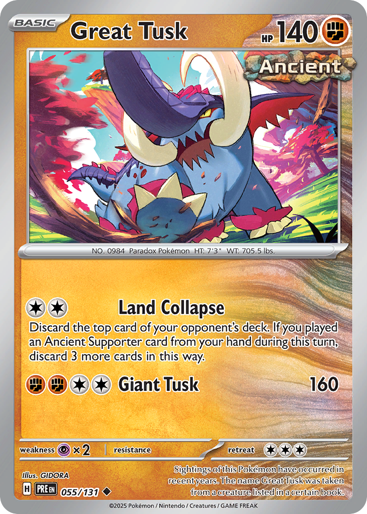 Great Tusk - Prismatic Evolutions - 055