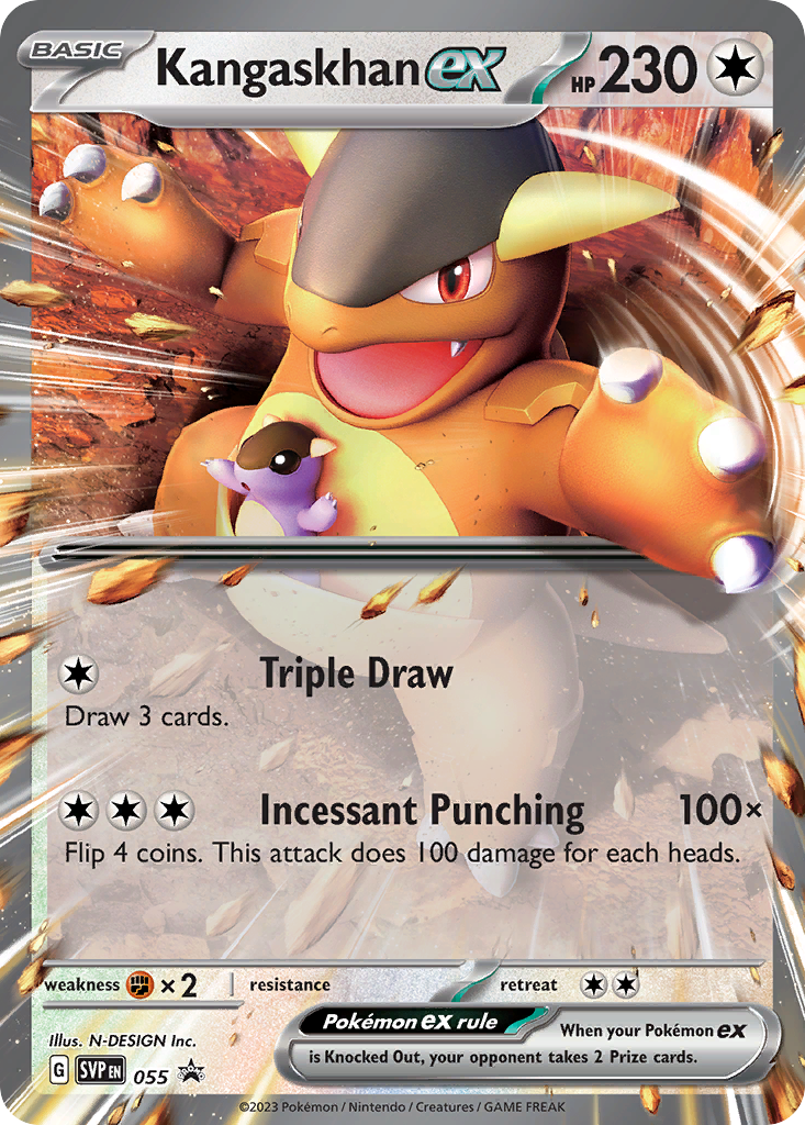 Kangaskhan ex - Scarlet & Violet Black Star Promos - 055