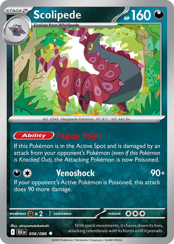 Scolipede - Black Bolt - 056