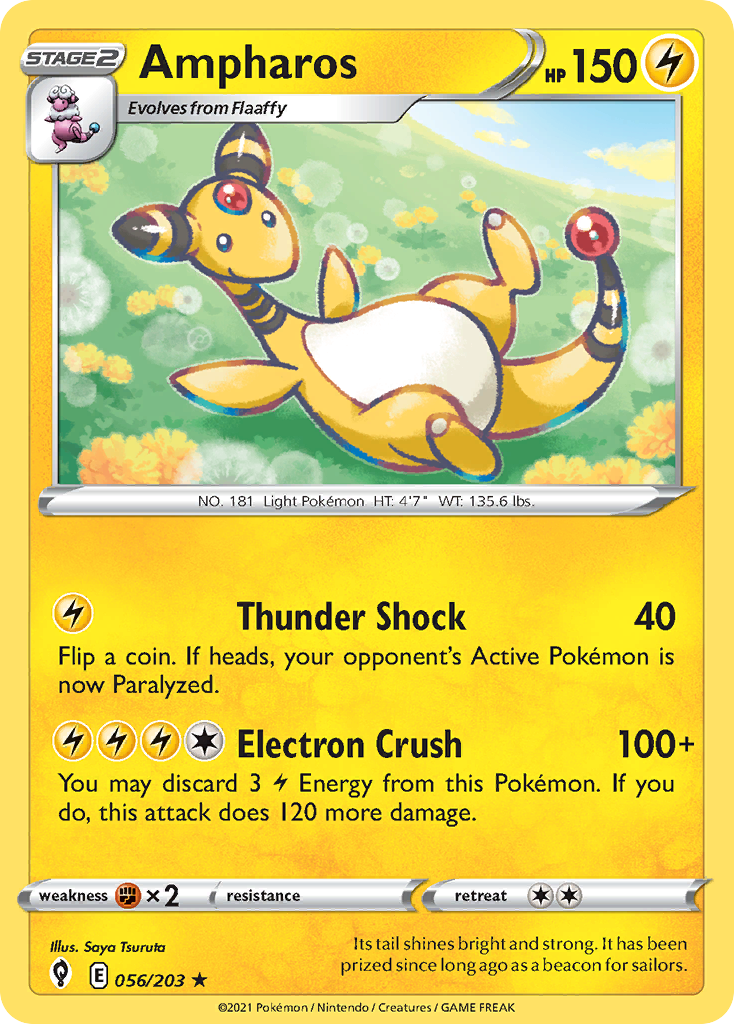 Ampharos - Evolving Skies - 056