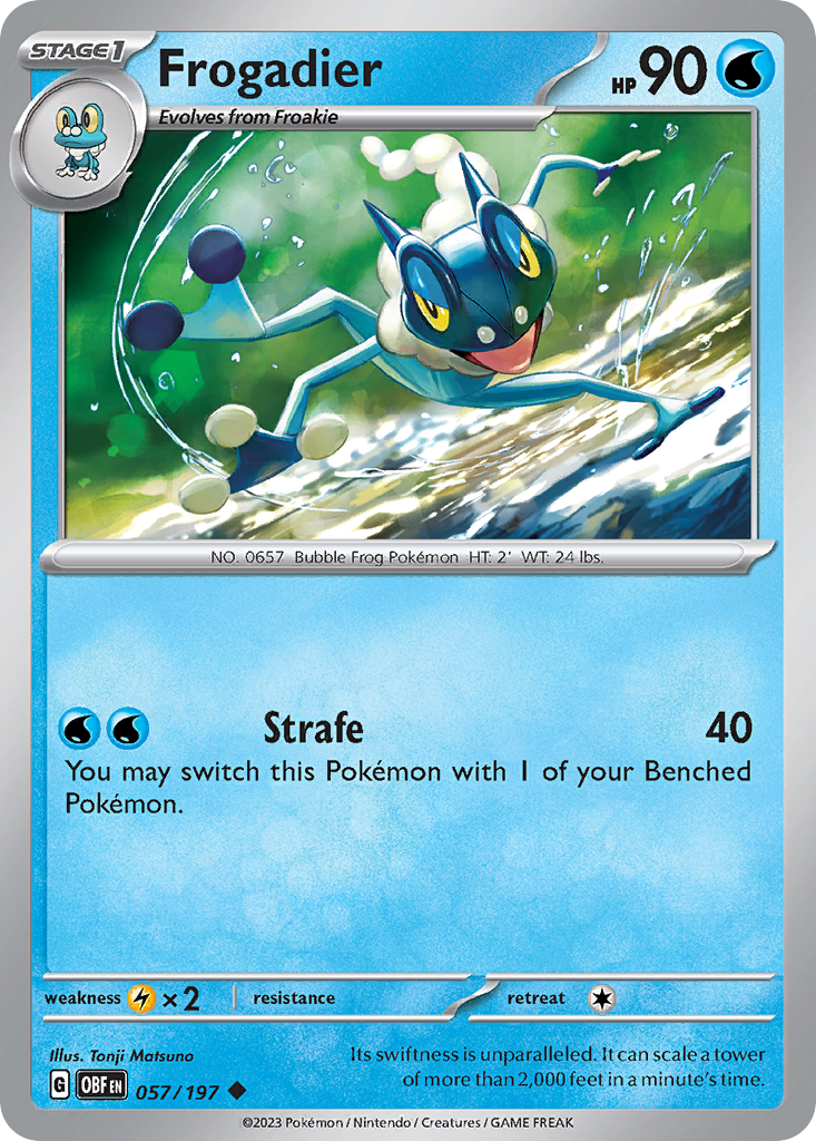 Frogadier - Obsidian Flames - 057