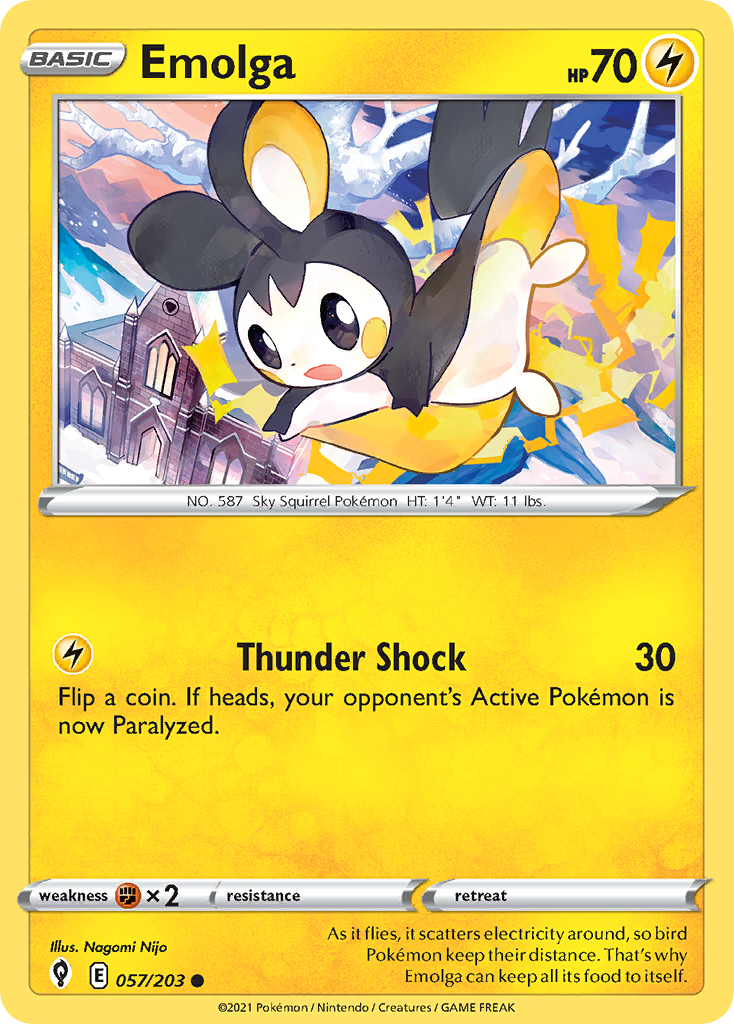 Emolga - Evolving Skies - 057