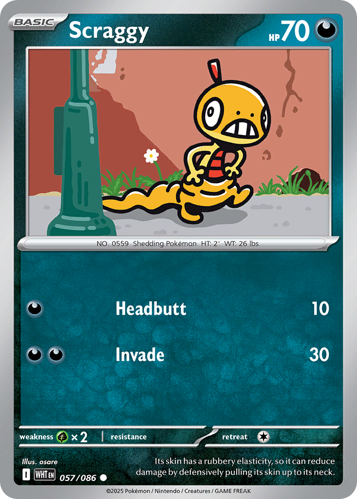 Scraggy - White Flare - 057