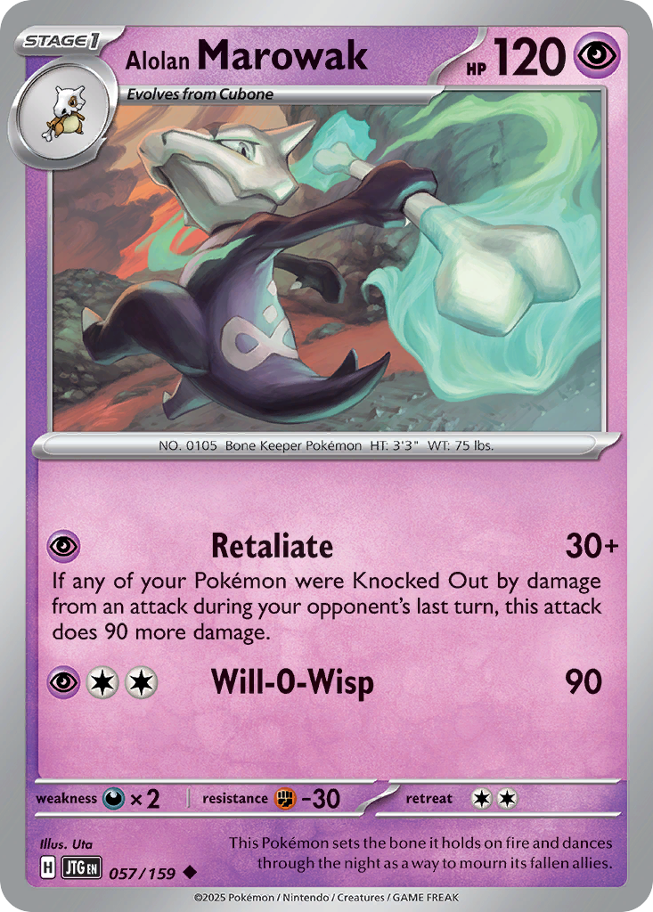 Alolan Marowak - Journey Together - 057