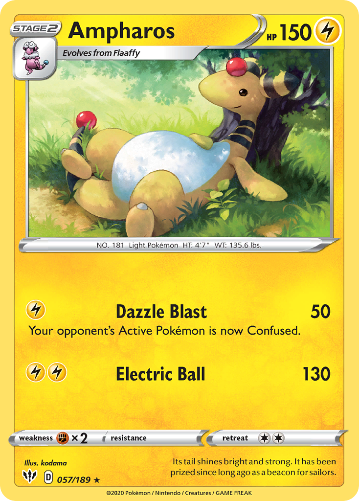 Ampharos - Darkness Ablaze - 057