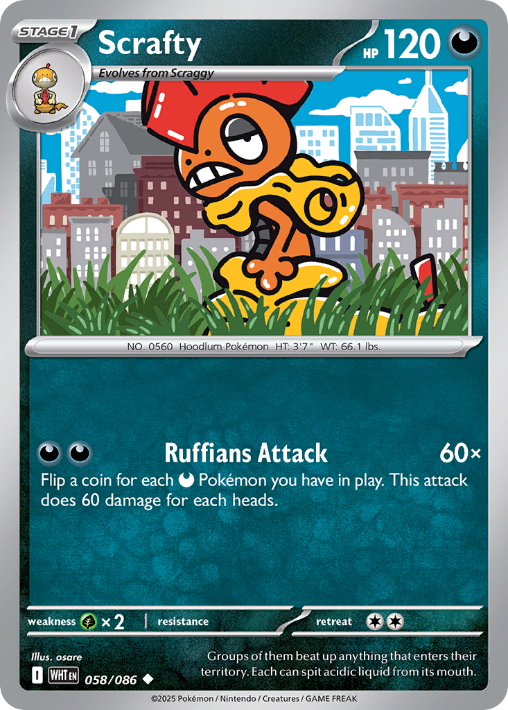 Scrafty - White Flare - 058