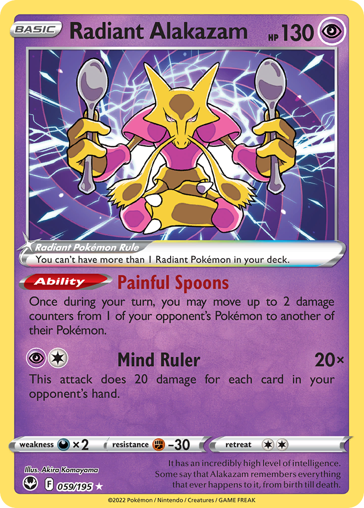 Radiant Alakazam - Silver Tempest - 059