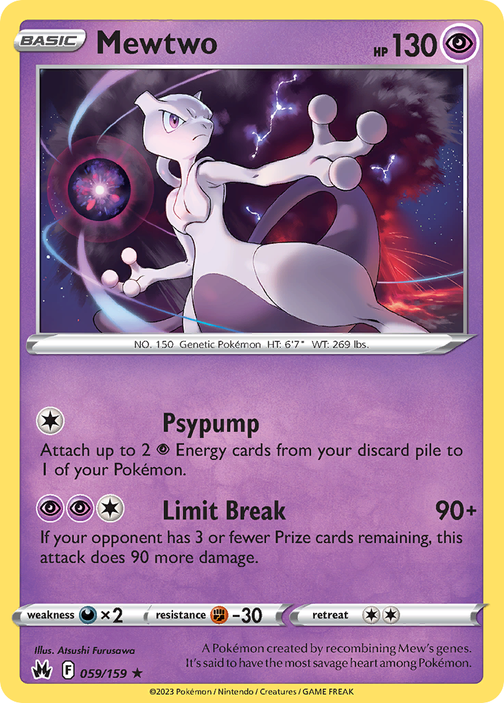 Mewtwo - Crown Zenith - 059