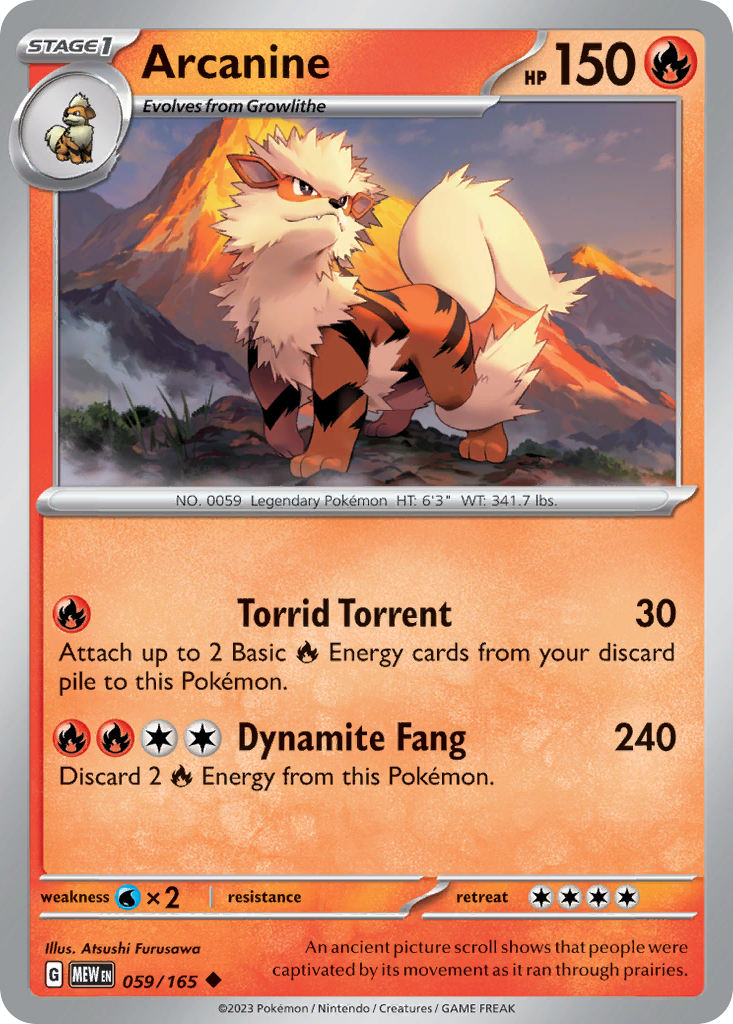 Arcanine - 151 - 059
