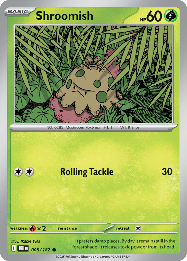 Shroomish - Destined Rivals - 005