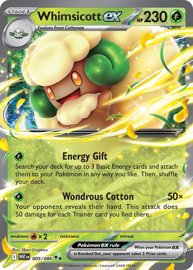 Whimsicott ex - White Flare - 005
