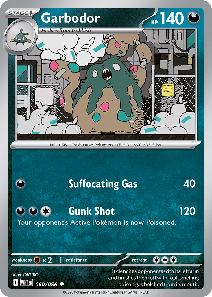 Garbodor - White Flare - 060