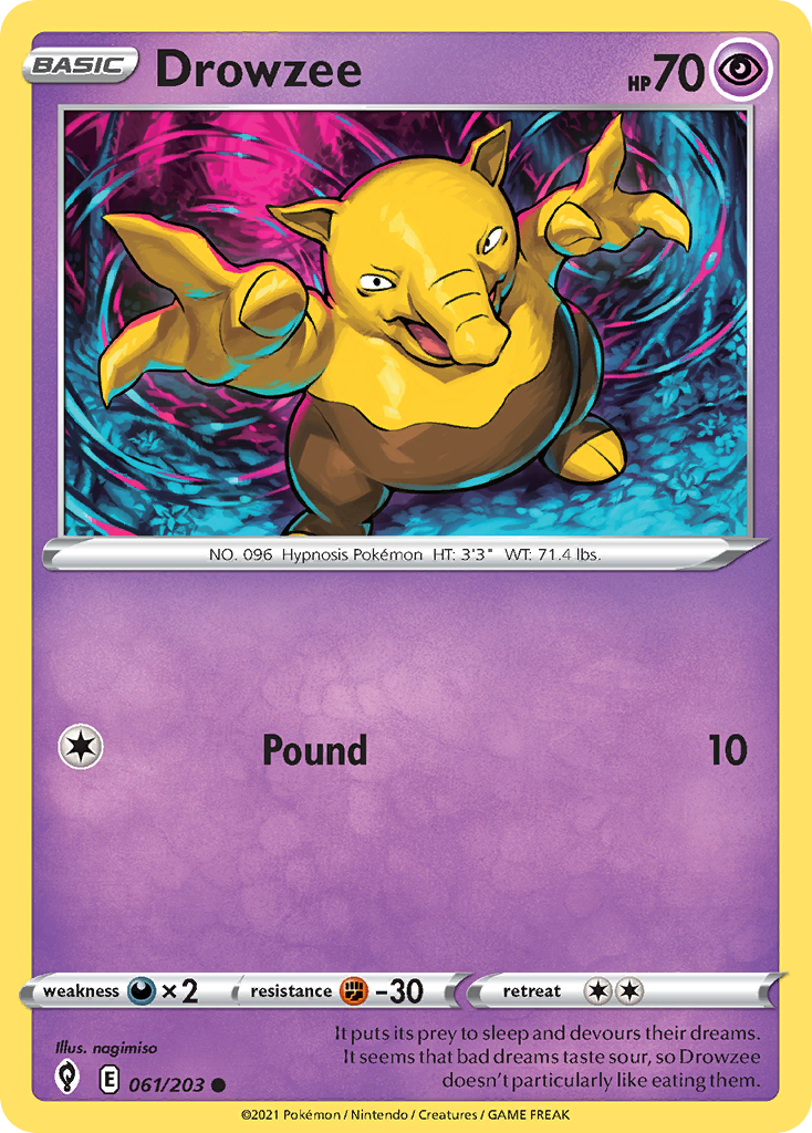 Drowzee - Evolving Skies - 061