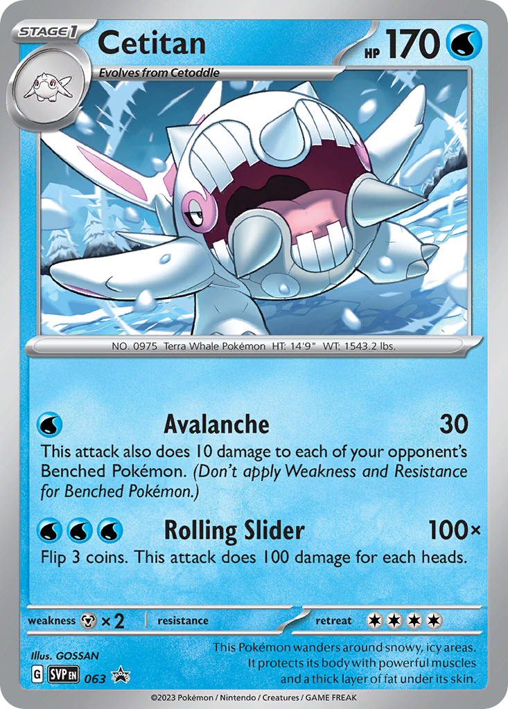 Cetitan - Scarlet & Violet Black Star Promos - 063