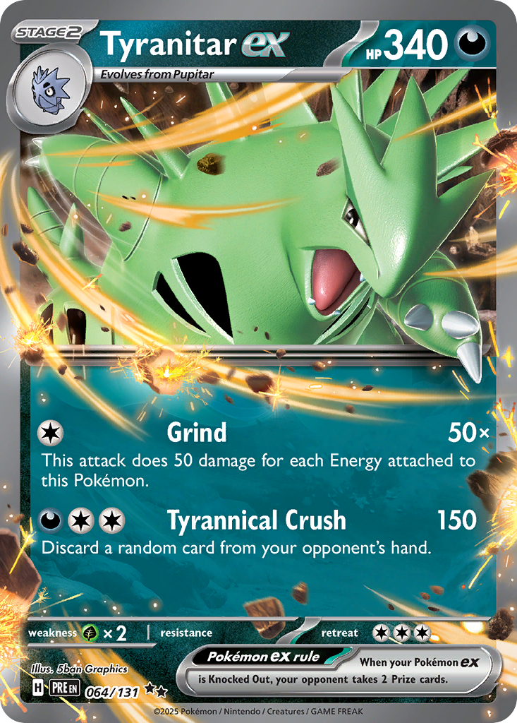 Tyranitar ex - Prismatic Evolutions - 064