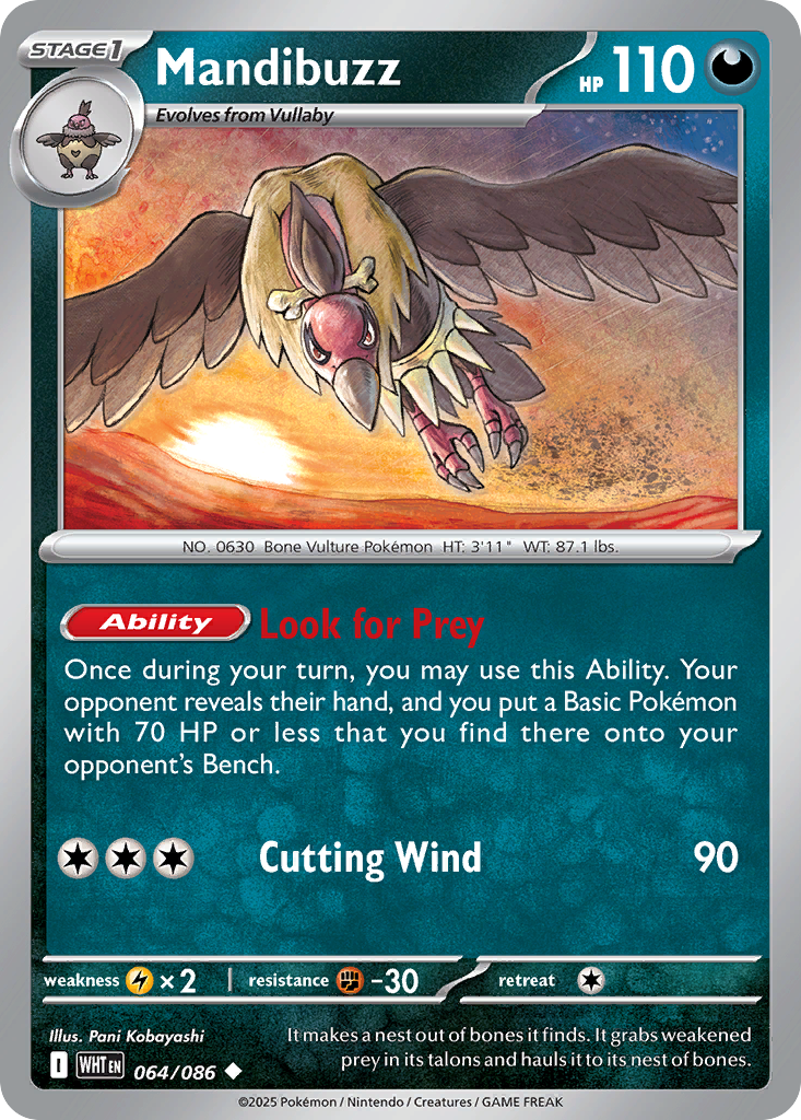 Mandibuzz - White Flare - 064