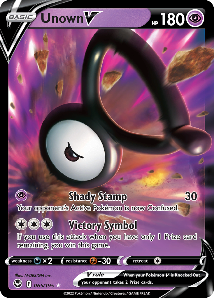 Unown V - Silver Tempest - 065