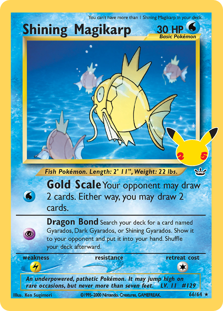 Shining Magikarp - Celebrations: Classic Collection - 066