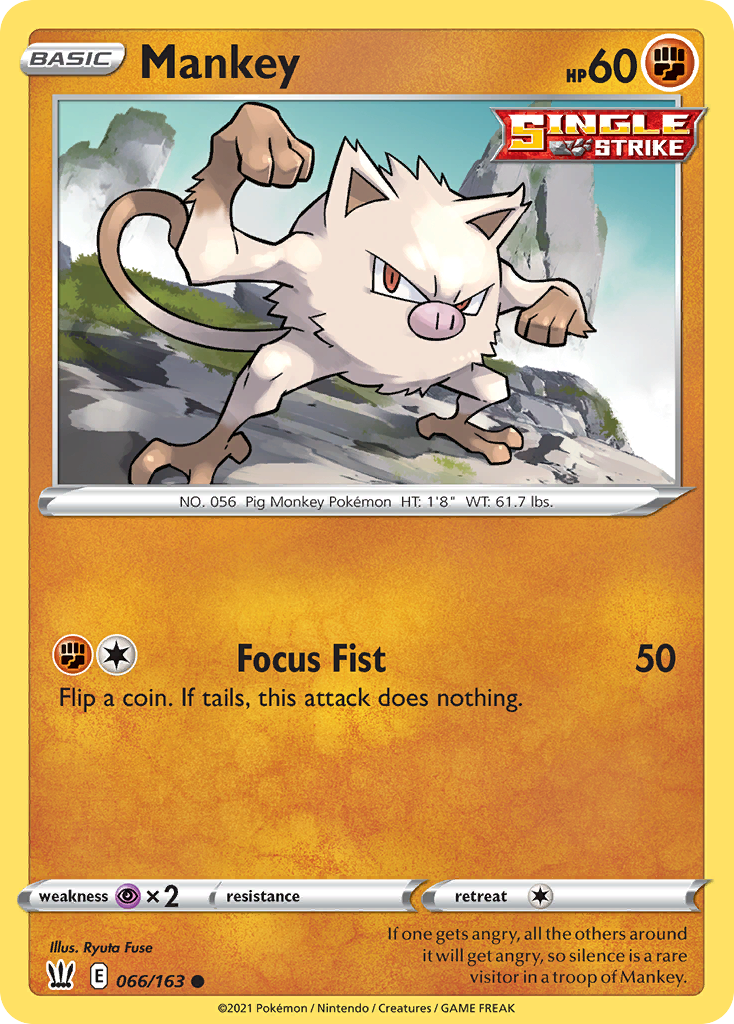 Mankey - Battle Styles - 066