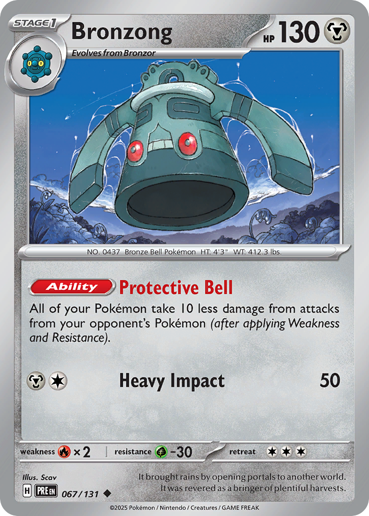 Bronzong - Prismatic Evolutions - 067