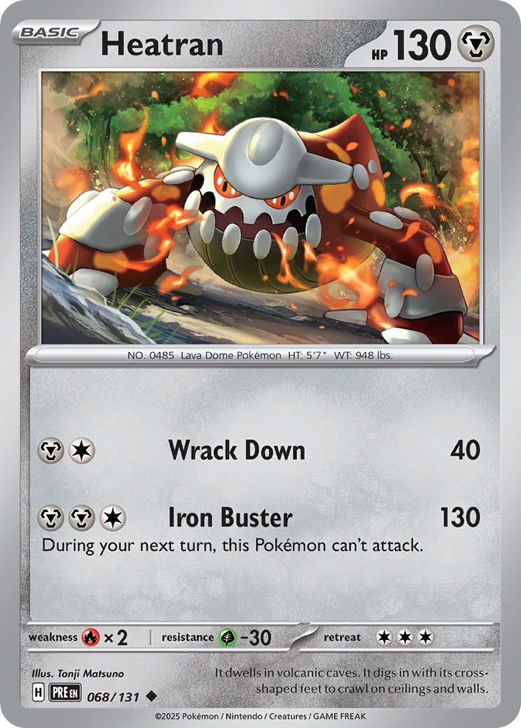 Heatran - Prismatic Evolutions - 068