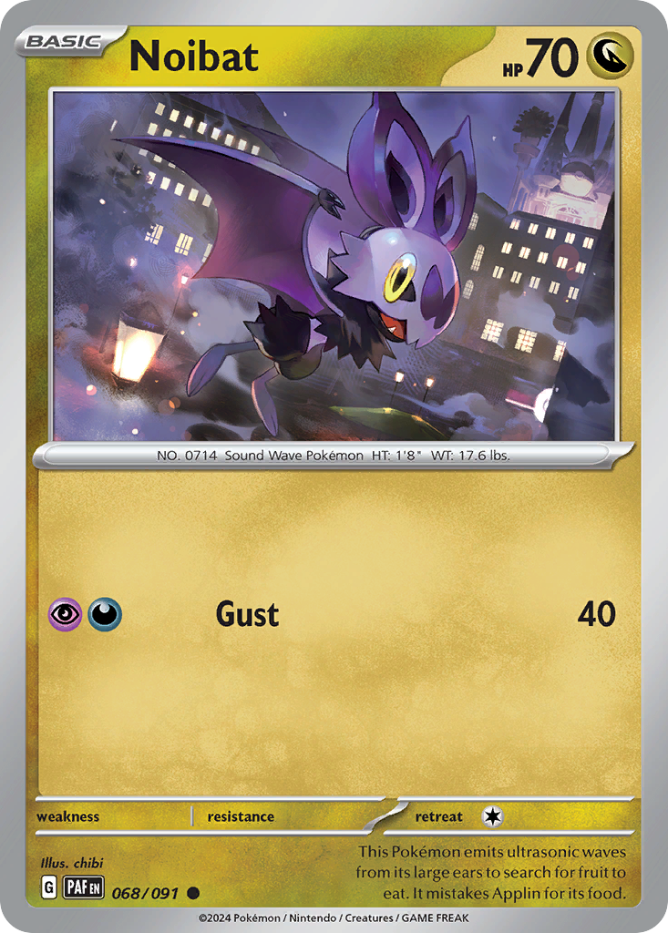Noibat - Paldean Fates - 068