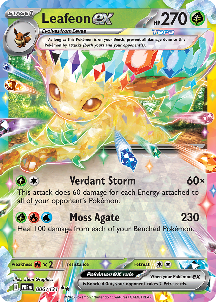 Leafeon ex - Prismatic Evolutions - 006