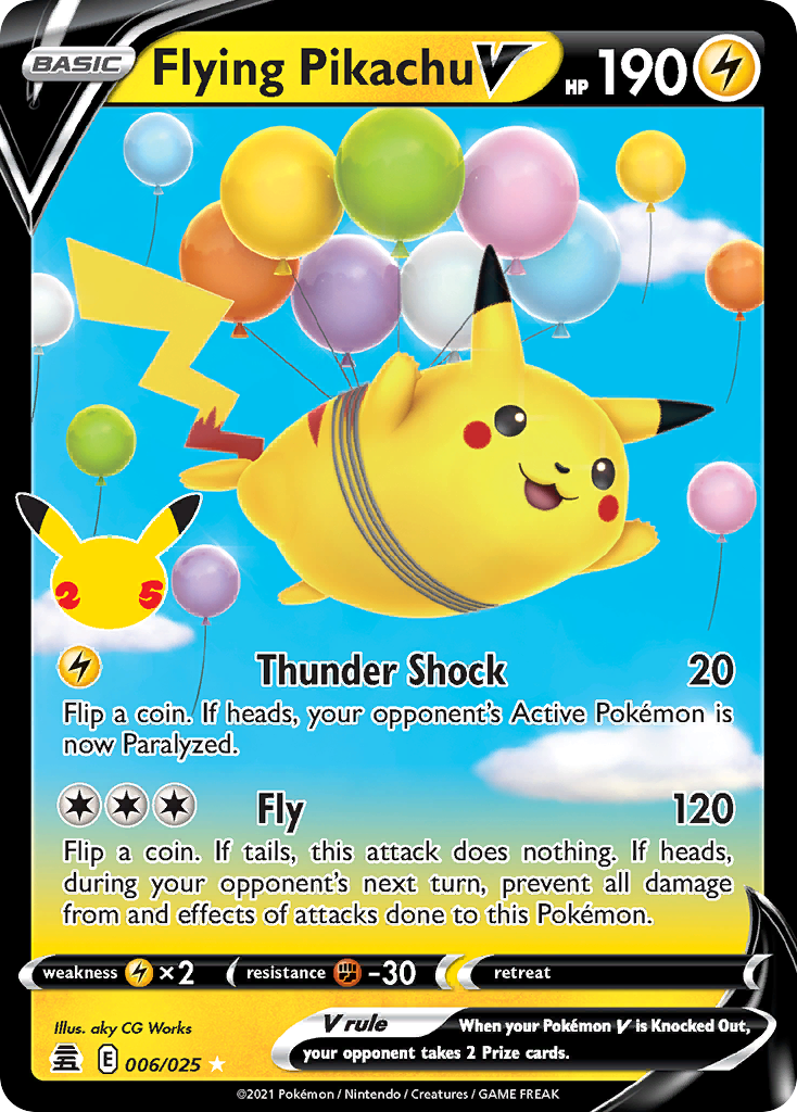 Flying Pikachu V - Celebrations - 006