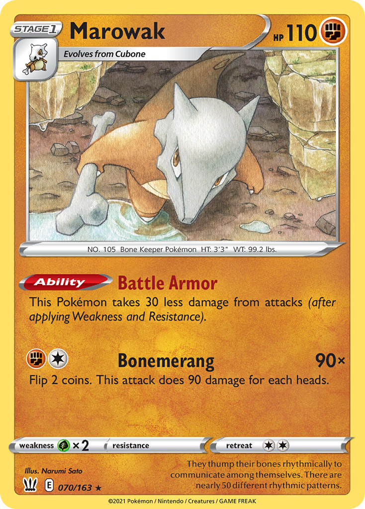Marowak - Battle Styles - 070