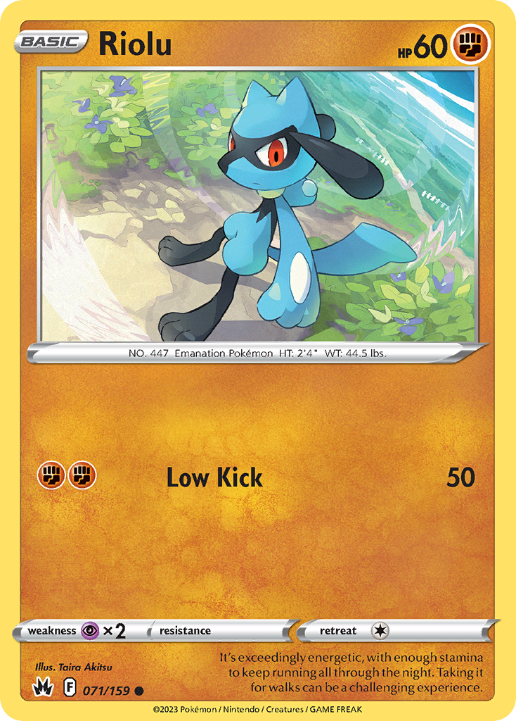 Riolu - Crown Zenith - 071
