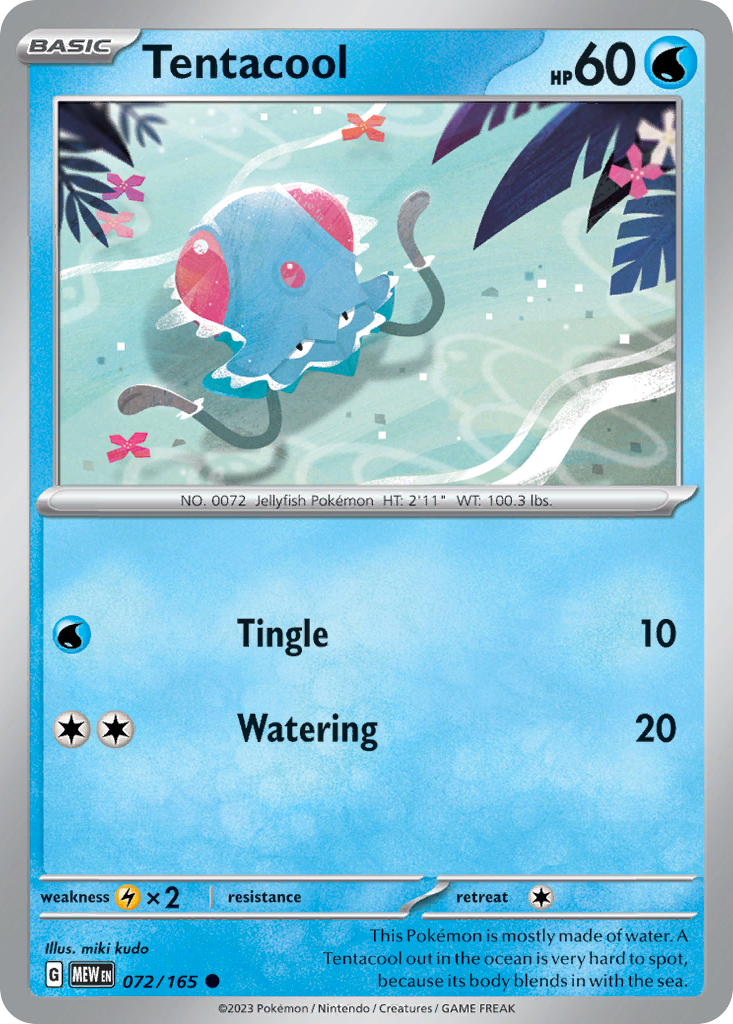 Tentacool - 151 - 072