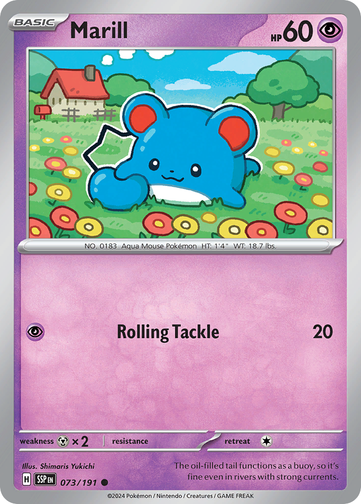 Marill - Surging Sparks - 073