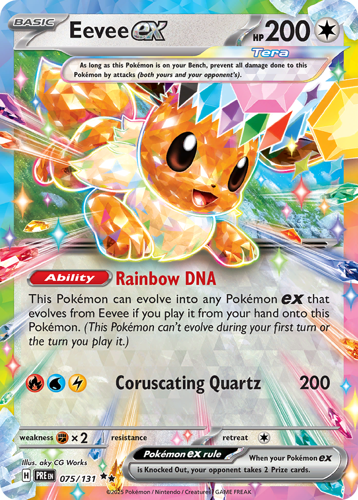 Eevee ex - Prismatic Evolutions - 075