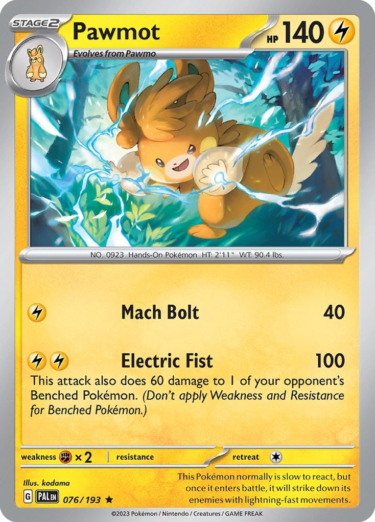 Pawmot - Paldea Evolved - 076