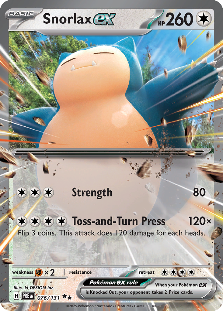Snorlax ex - Prismatic Evolutions - 076