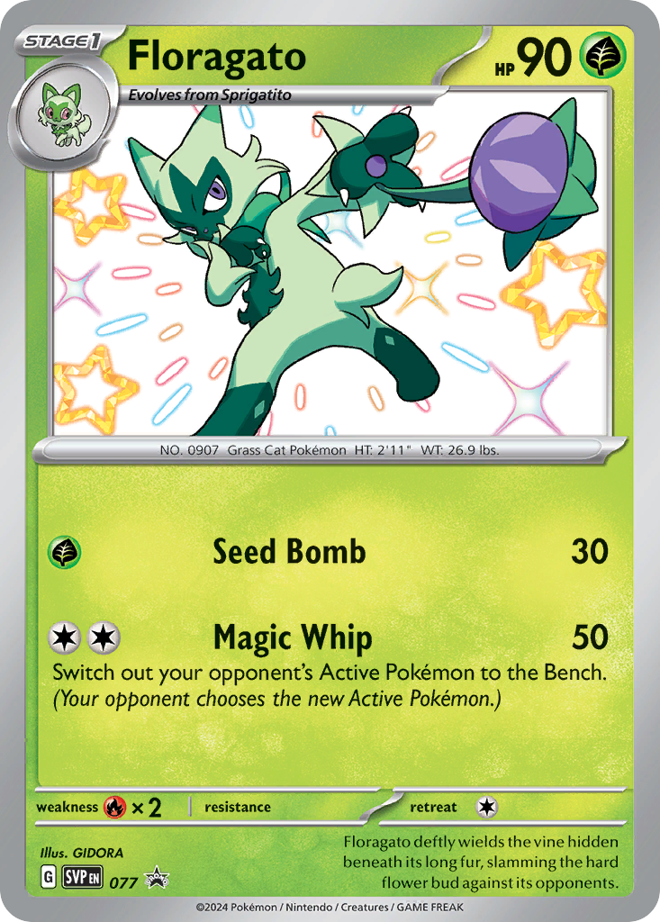 Floragato - Scarlet & Violet Black Star Promos - 077