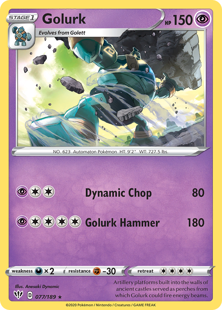 Golurk - Darkness Ablaze - 077