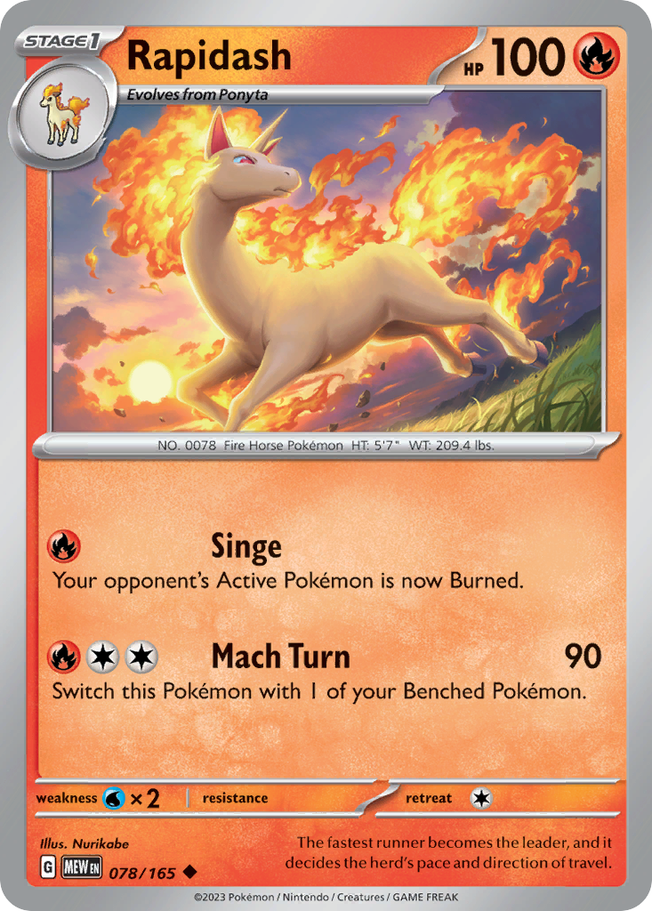Rapidash - 151 - 078