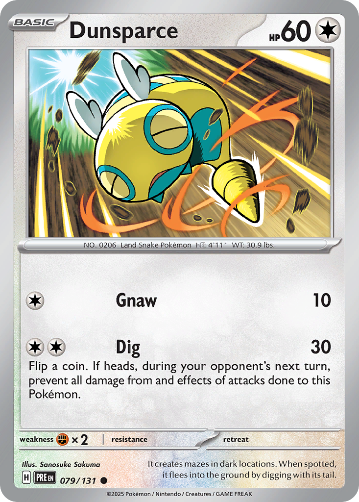 Dunsparce - Prismatic Evolutions - 079