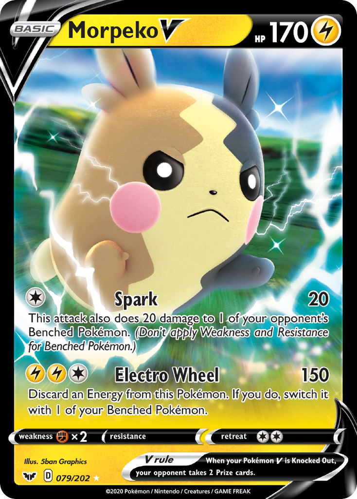 Morpeko V - Sword & Shield - 079