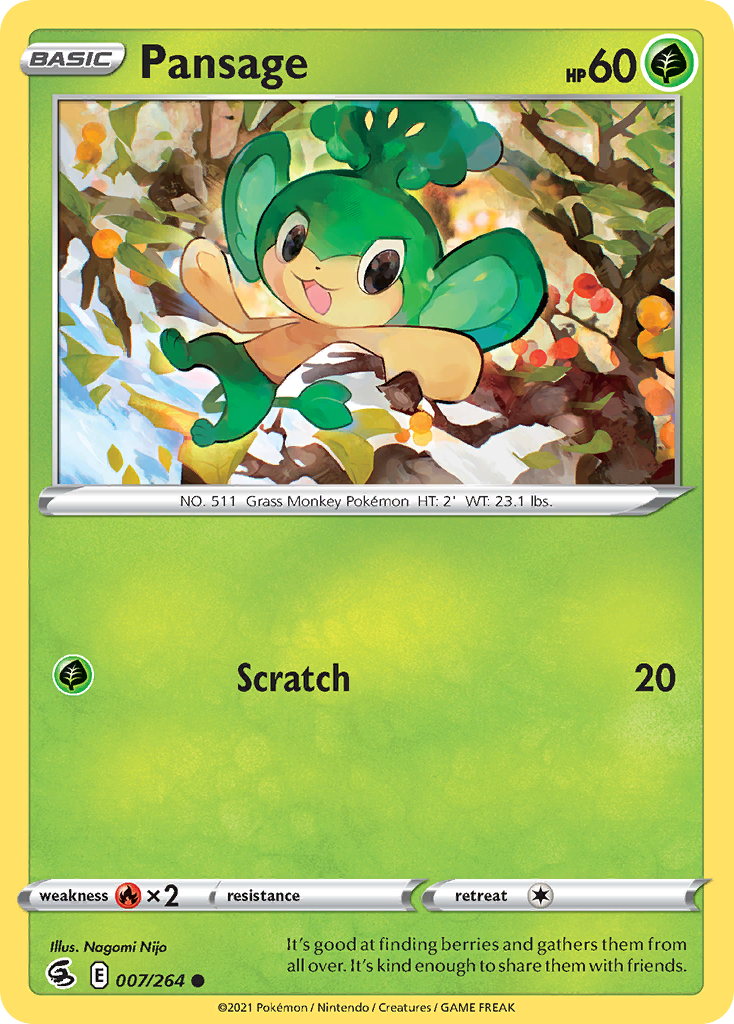 Pansage - Fusion Strike - 007