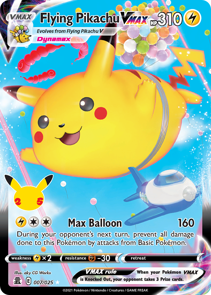Flying Pikachu VMAX - Celebrations - 007