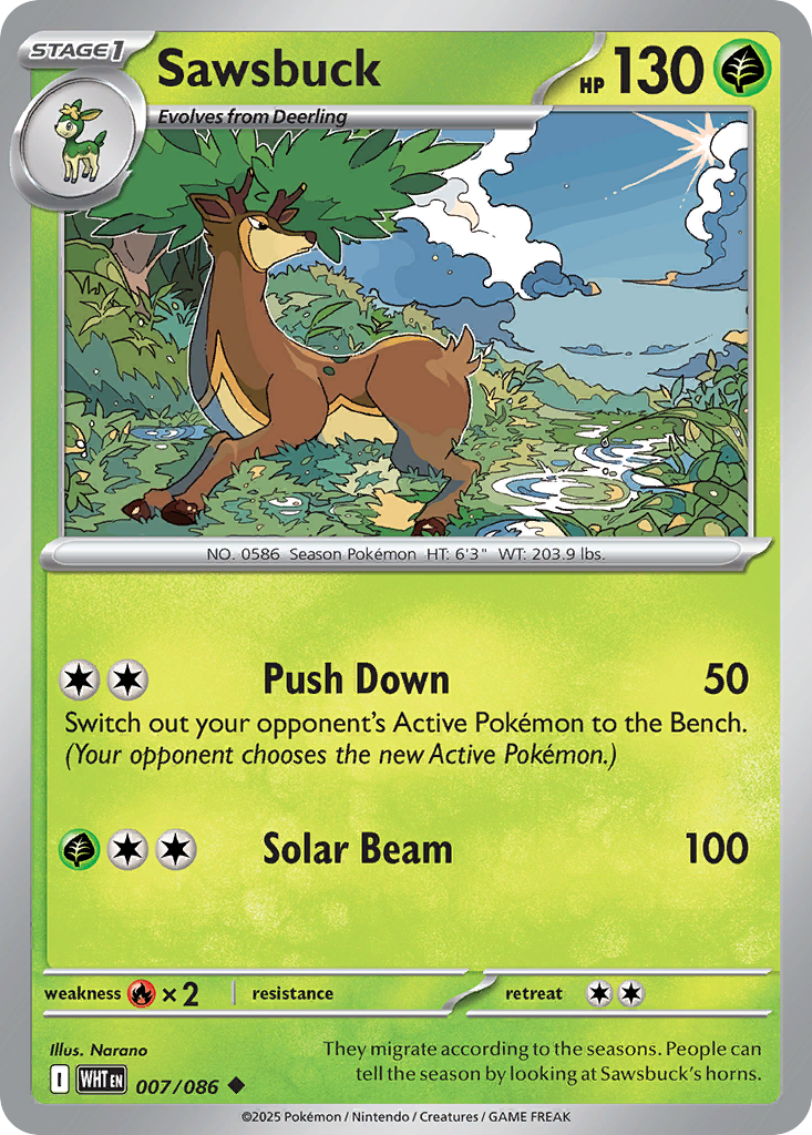 Sawsbuck - White Flare - 007