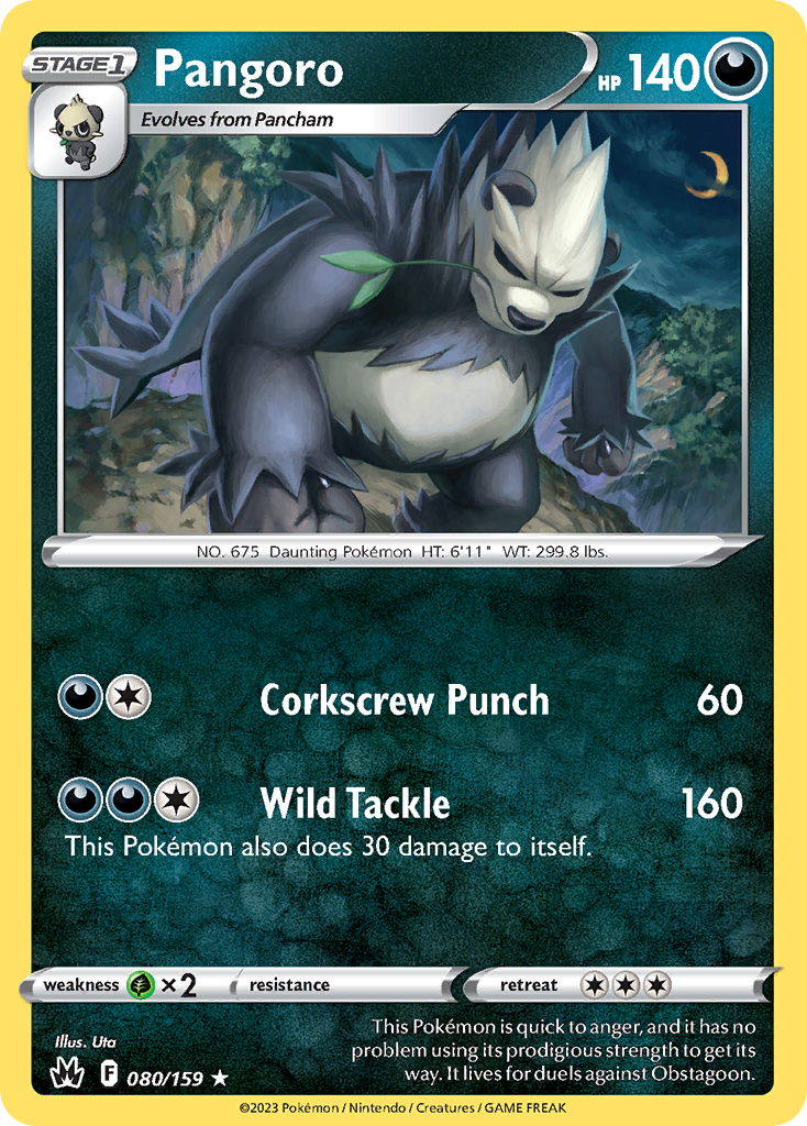 Pangoro - Crown Zenith - 080