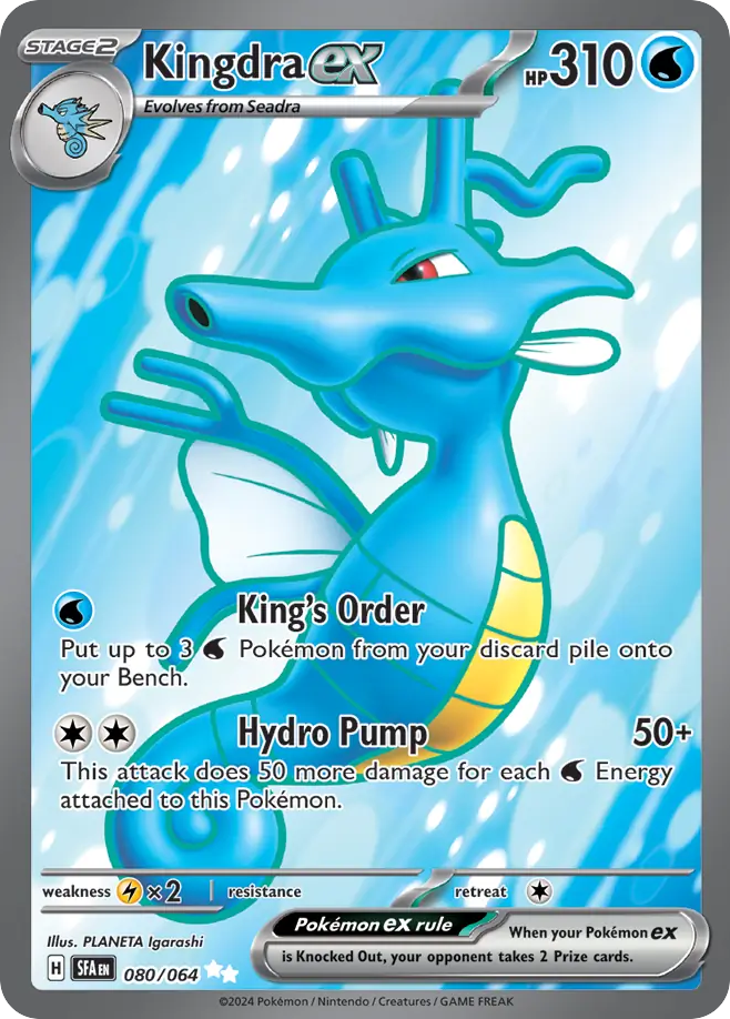 Kingdra ex - Shrouded Fable - 080