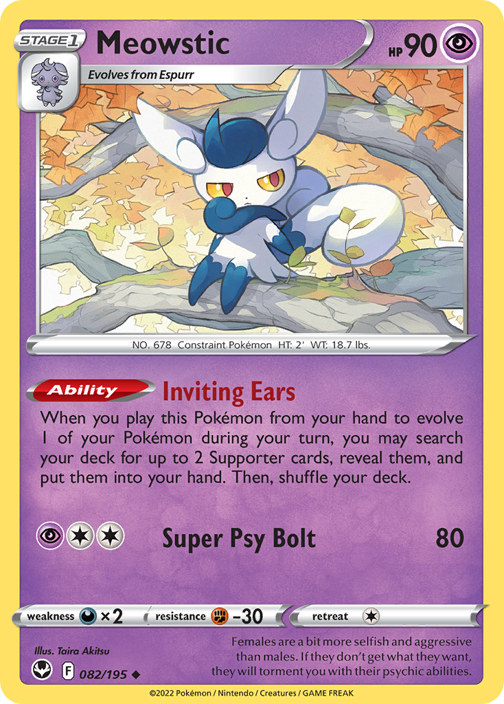Meowstic - Silver Tempest - 082