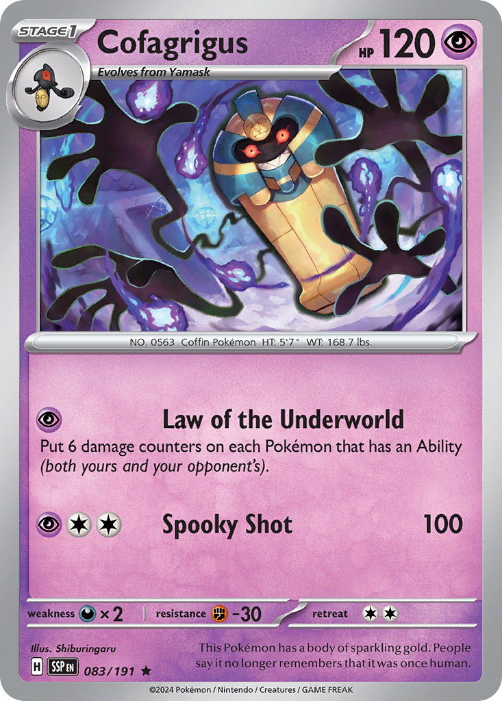 Cofagrigus - Surging Sparks - 083